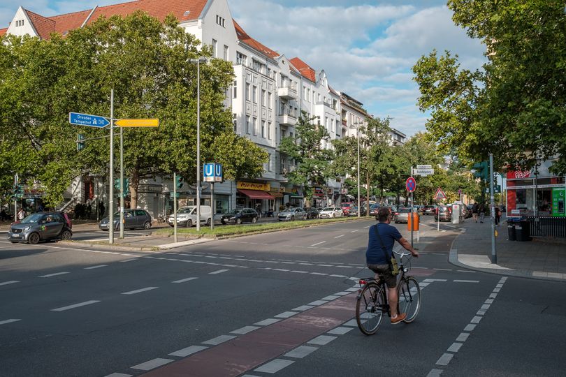 Fahrrad auf der Wexstraße