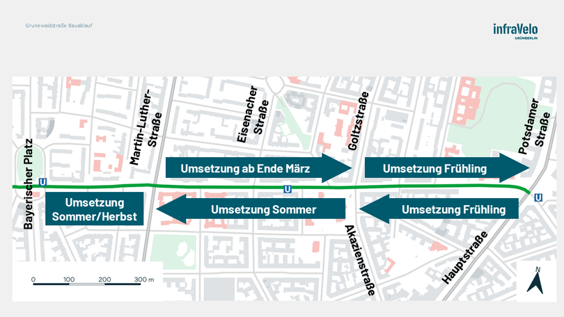 Kartendarstellung der Grunewaldstraße