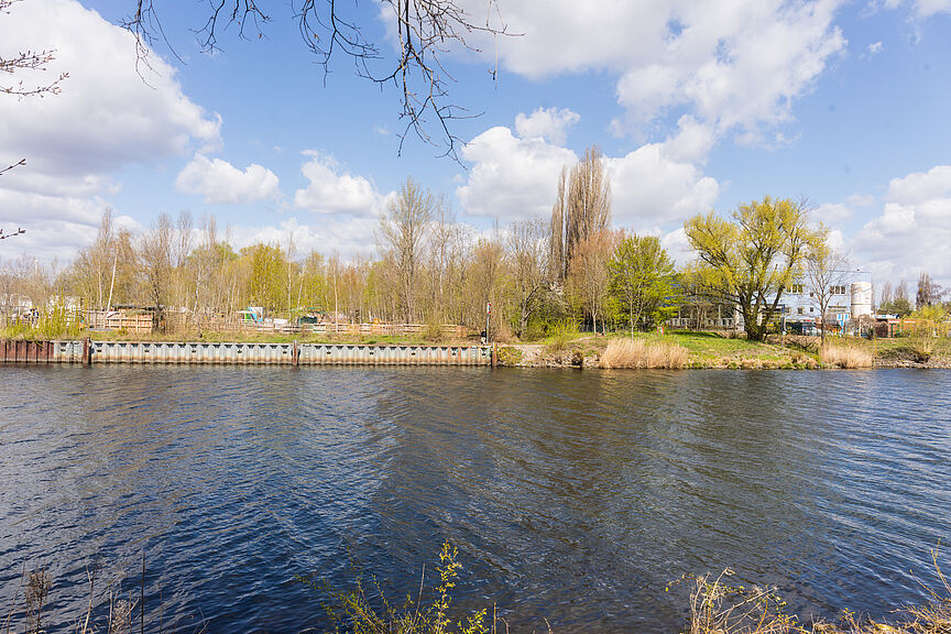Sophienwerderweg auf Höhe des Grützmachergrabens