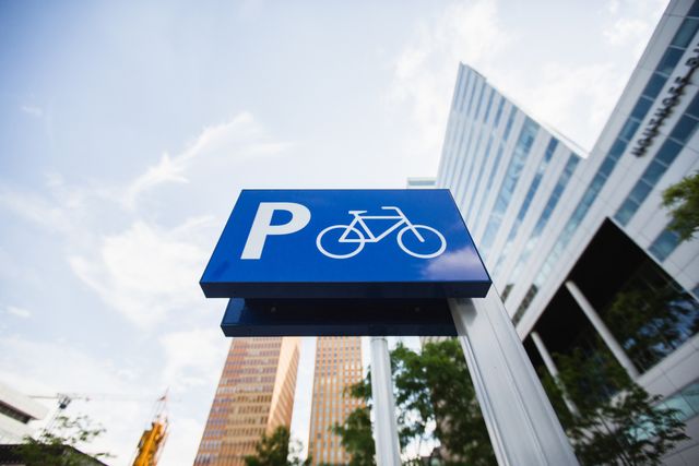 Symbol Fahrradparken