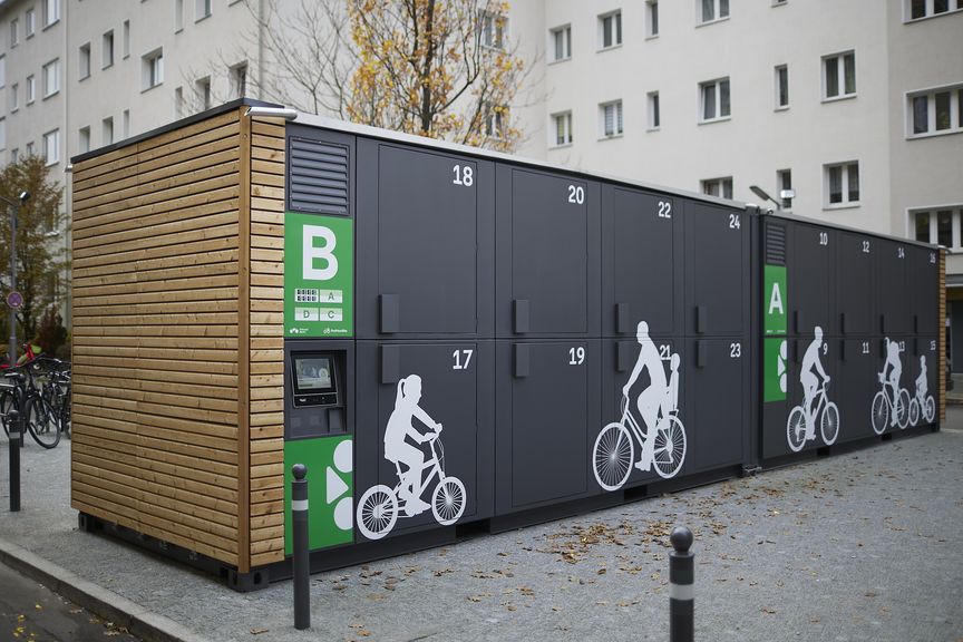 Fahrradboxen Rathaus Schöneberg ParkYourBike