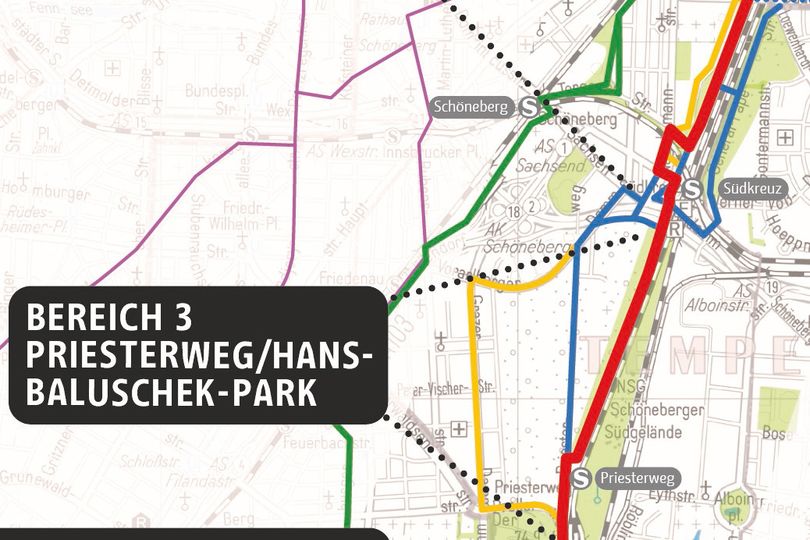 Route Bereich 3 RSV Teltowkanalroute