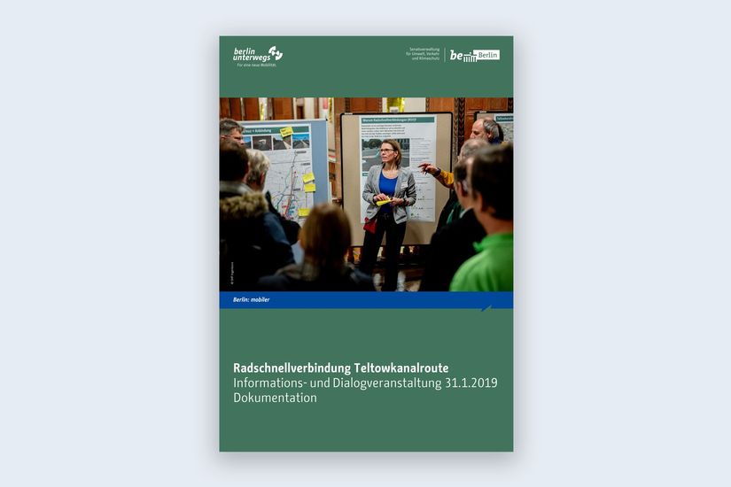 Deckblatt Doku Dialogveranstaltung 31.01.19 Teltowkanalroute