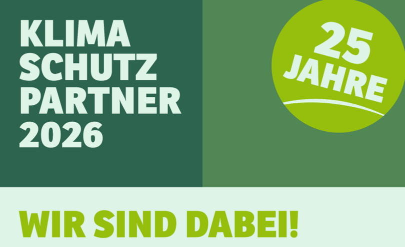 Klimaschutzpartner 2026, Wir sind dabei!