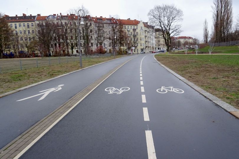 Beispielhafte Radschnellverbindung Torgauer Straße Berlin