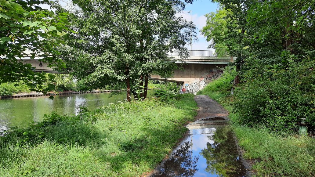 Spree-Rad- und Wanderweg im Frühling