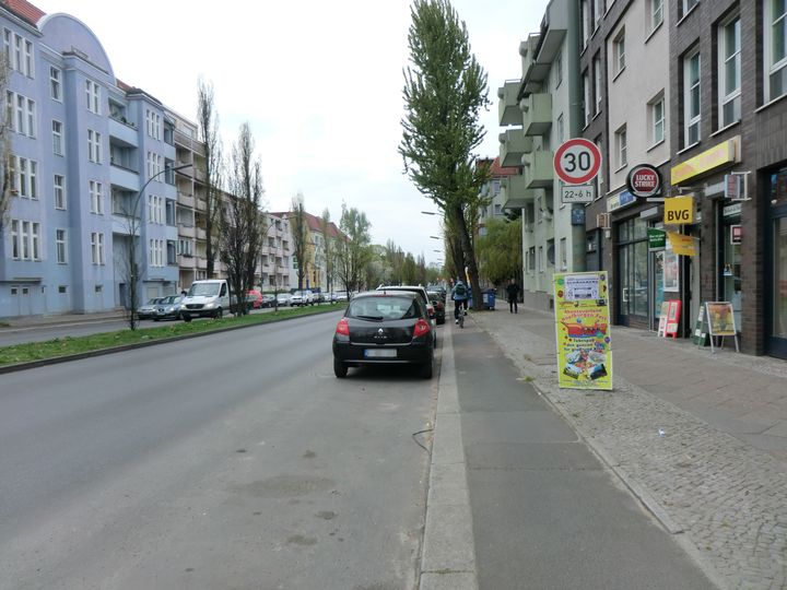 Radweg Manteuffelstraße