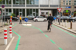 Fahrradstraße in Kreuzberg