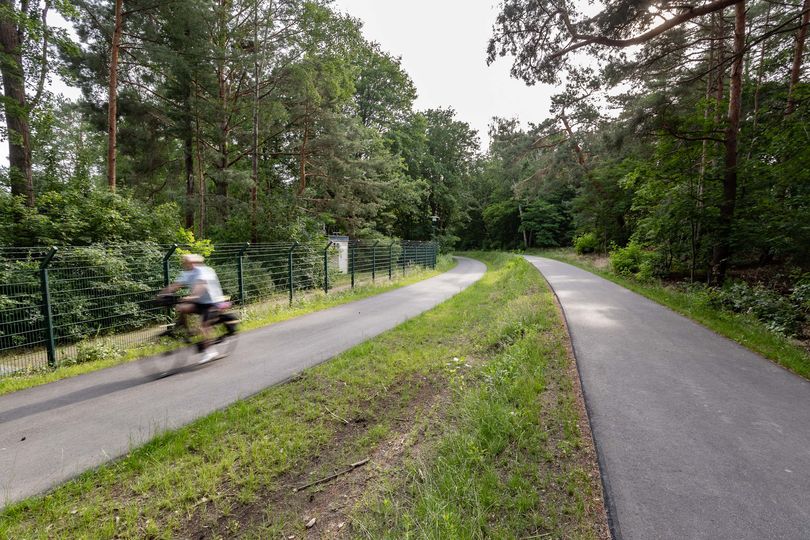 Asphaltierter Radweg Roedenbecksteig