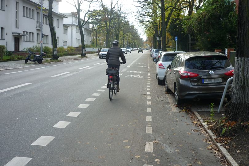 Radfahrstreifen Teplitzer Straße