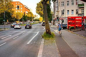 Radfahrstreifen Schwedenstraße Residentenstraße