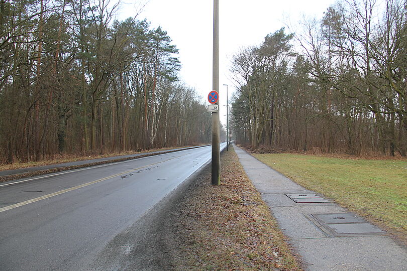 Radweg entlang Oberspreestraße
