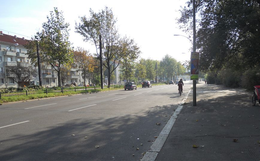 Verkehr auf Danziger Straße