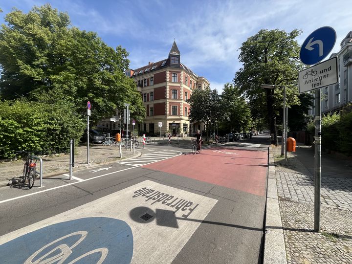 Fahrradstraße in der Handjerystraße