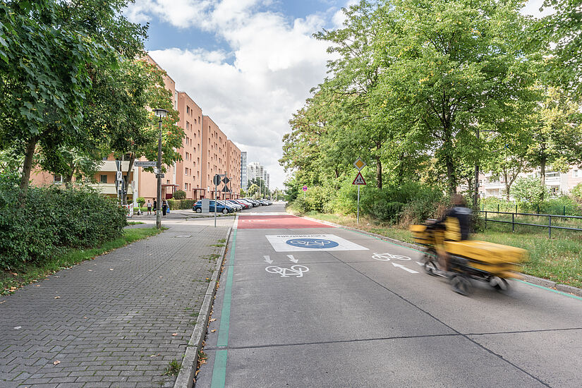 Fahrrad in der Rüdickenstraße