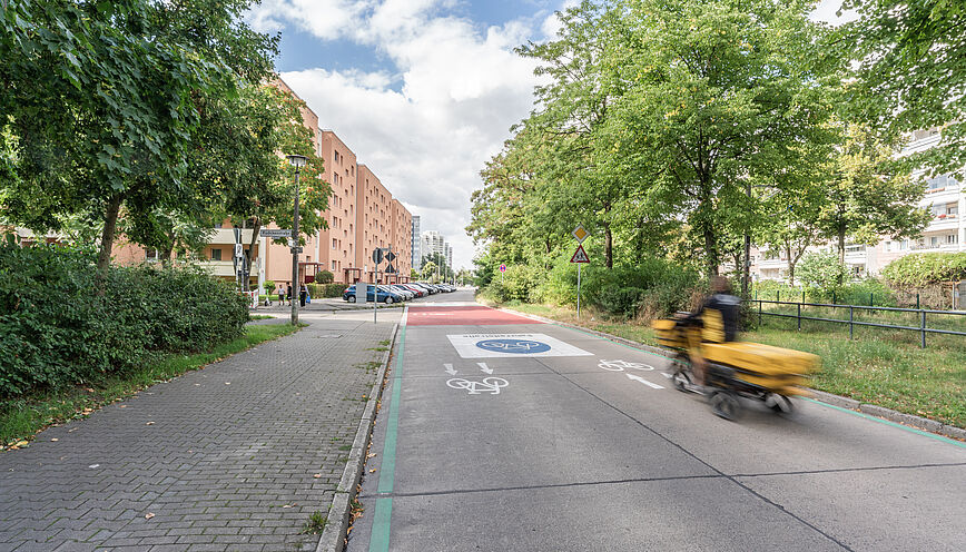 Fahrrad in der Rüdickenstraße