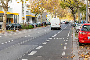 Radverkehrsanlage Sickingenstraße zwischen Neues Ufer und Wiebestraße