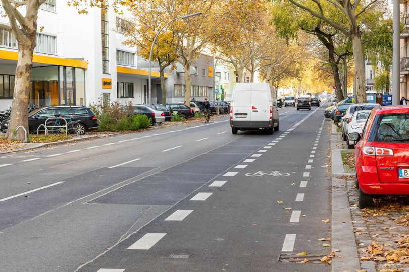 Radverkehrsanlage Sickingenstraße zwischen Neues Ufer und Wiebestraße