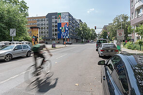 Querschnitt der 
Kluckstraße