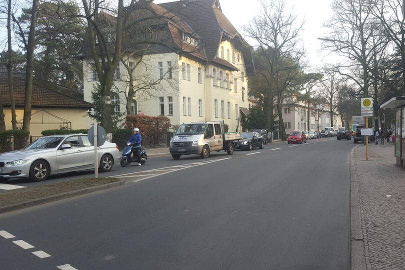 Verkehr auf Teplitzer Straße