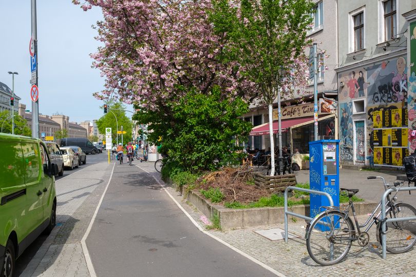 Hochbordradweg am Mehringdamm