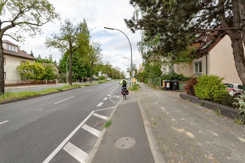 Radverkehrsanlage in der Kaiser-Wilhelm-Straße